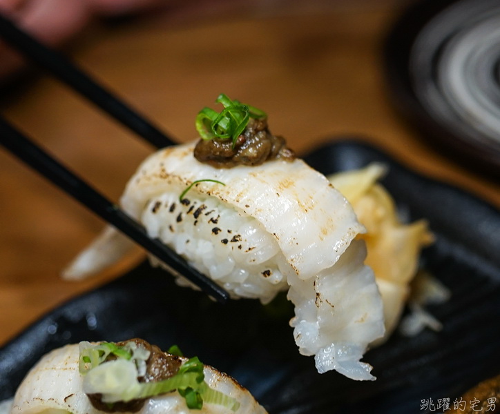 [花蓮市宵夜]竹汌日式居酒屋-舒肥牛排 炸蝦壽司 再來個明太子中卷 適合朋友聚會地點 花蓮居酒屋