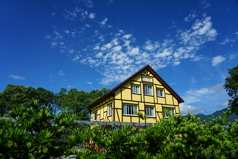 [花蓮壽豐住宿推薦]伊莉莎白小屋民宿-擁有大片綠色草地 聞著稻香 彷彿就到了歐洲，閣樓式四人房  熊大 拉拉熊房間也太可愛了吧 花蓮民宿推薦