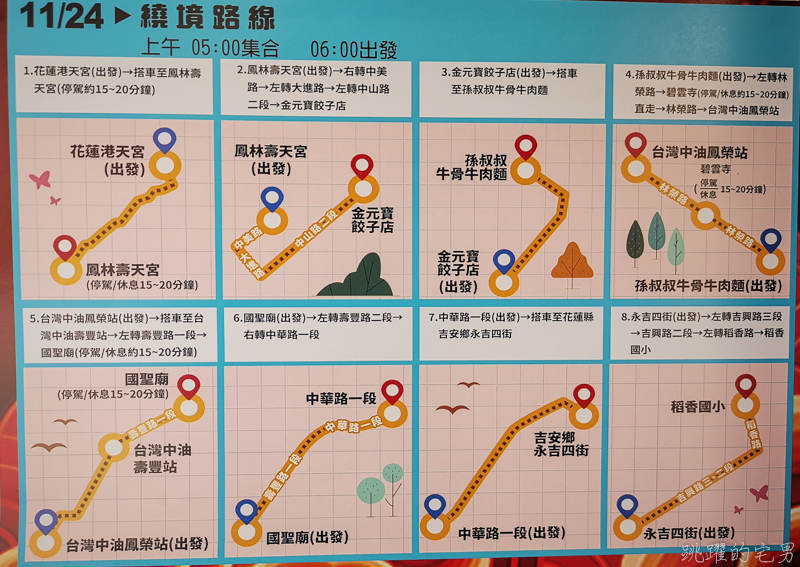 2019白沙屯媽祖遶境花蓮  與花蓮港天宮媽祖共同遶境 11/22至24日一連三天 (內有詳細路線圖 遶境時間)  花蓮港天宮年度宮慶 花蓮宗教活動