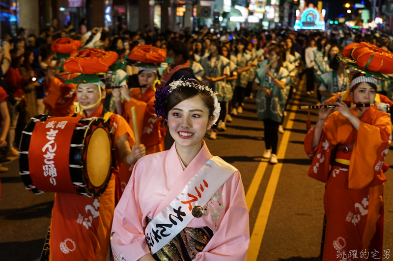 [2019花蓮溫泉季]日本盛岡山車來花蓮  市區封街花車遊行2公里 日本澤目獅子舞、三颯舞優雅登場