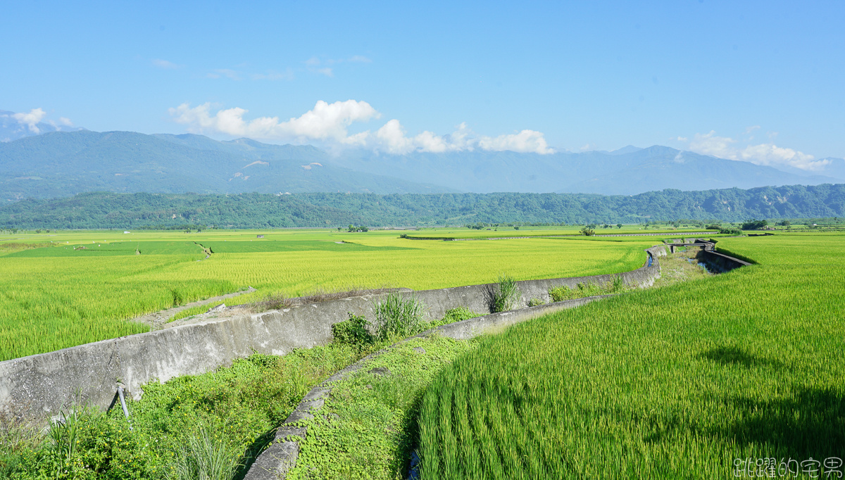 [花蓮旅遊推薦] 瑞穗玉里最美風景 花蓮193縣道景點  微微涼風走進清新稻海 松浦天堂路