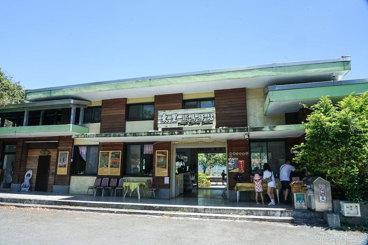 [花蓮景點]東里鐵馬驛站- 稻海不只是稻海 藝術在田上也能看到 優席夫彩繪稻田  193線道紅色鳳凰花 紅色阿勃勒 部落皇后咖啡廳 花蓮行程推薦