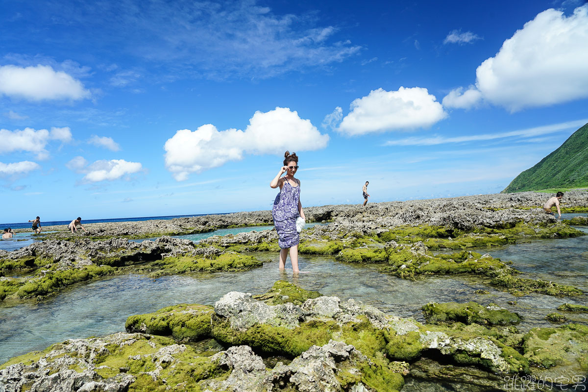 [蘭嶼旅遊] 野銀冷泉- 自然湧出沁涼冷泉與夢幻藍海大自然美麗景象 IG網美蘭嶼必去景點  淺水區親子戲水也很適合 蘭嶼景點推薦