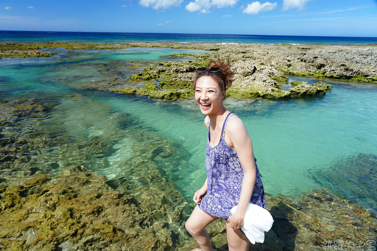 [蘭嶼旅遊] 野銀冷泉- 自然湧出沁涼冷泉與夢幻藍海大自然美麗景象 IG網美蘭嶼必去景點  淺水區親子戲水也很適合 蘭嶼景點推薦