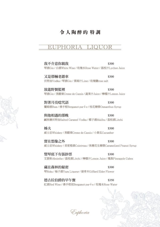 [台南酒吧推薦]Euphoria酒‧餐- 台灣前十強調酒師 口感細膩層次豐富超驚豔 我喝過最好喝的調酒 台南老宅酒吧超有氣氛