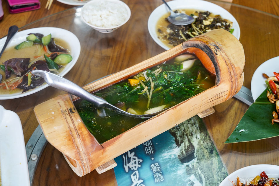 [花蓮鹽寮美食]望海巴耐餐廳-花蓮無敵海景咖啡餐廳 俯瞰太平洋美景 欣賞天然美女岩地形景觀 享受原住民風味餐海鮮，遠雄海洋公園附近美食 花蓮最美秘境景觀玻璃屋 望海巴耐餐廳菜單  台11線餐廳 壽豐美食