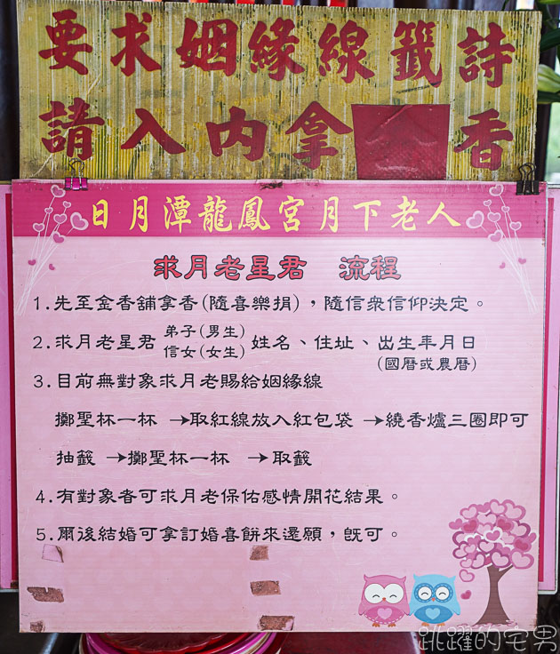 [南投魚池]傳說中超靈驗月老廟 日月潭龍鳳宮月老廟 脫單就看這把了!!! 日月潭月下老人祠 拜月老流程 求紅線 拜月老禁忌 日月潭必去月老廟