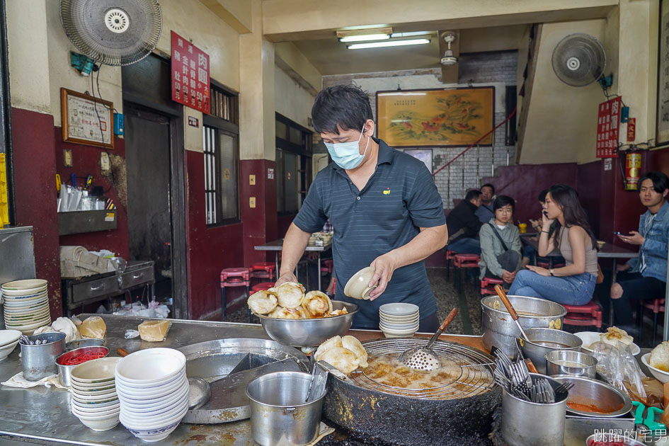 [彰化美食推薦]北門口肉圓中正店-60年老店脆皮肉圓令人驚艷，干貝大肉圓滿滿餡料令人滿意  彰化肉圓推薦 彰化小吃