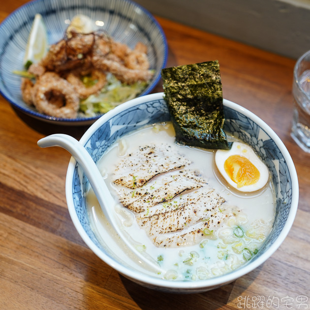 [花蓮美食]定置漁場三代目-魚湯拉麵居然還能無限加湯加麵 蝦醬炸透抽更是好吃的令人驚艷! 花蓮拉麵 定置漁場三代目菜單