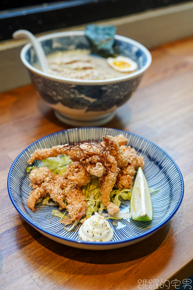 [花蓮美食]定置漁場三代目-魚湯拉麵居然還能無限加湯加麵 蝦醬炸透抽更是好吃的令人驚艷! 花蓮拉麵 定置漁場三代目菜單