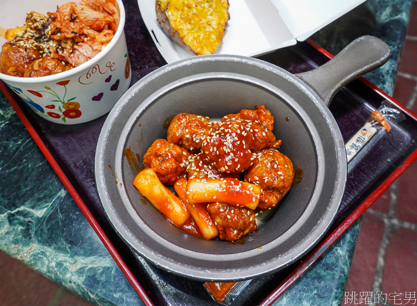 [東大門夜市美食]宗哥爆漿雞肉卷&東大門韓式炸雞- 這間平日都排隊 必點韓式炒泡麵，韓國辣火雞麵超辣好爽  花蓮美食 花蓮韓式炸雞