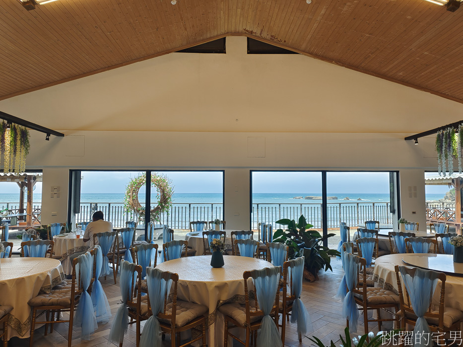 [花蓮景觀餐廳]海明漾泰式料理景觀餐廳-磯崎海水浴場化身為峇里島餐廳，無敵海景還有發呆亭，真的是超美的，花蓮戶外婚禮