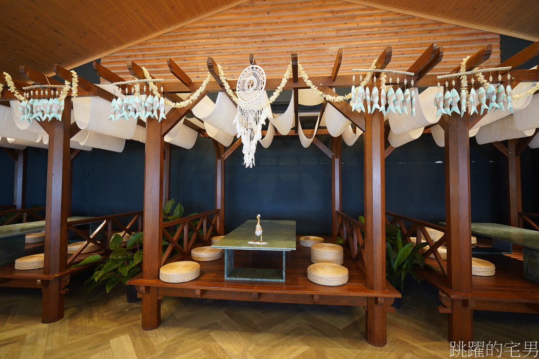 [花蓮景觀餐廳]海明漾泰式料理景觀餐廳-磯崎海水浴場化身為峇里島餐廳，無敵海景還有發呆亭，真的是超美的，花蓮戶外婚禮