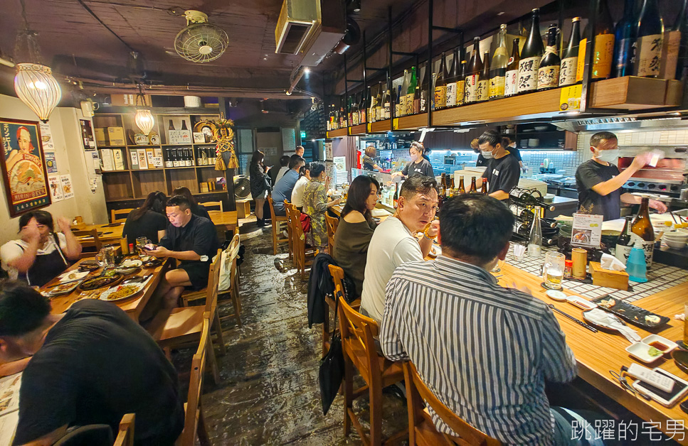 [松江南京居酒屋]豚知焼とん道場-氣氛極好的中山區居酒屋推薦，絕對會再去!! 必吃醬烤雞肝、明太子雞腰內肉