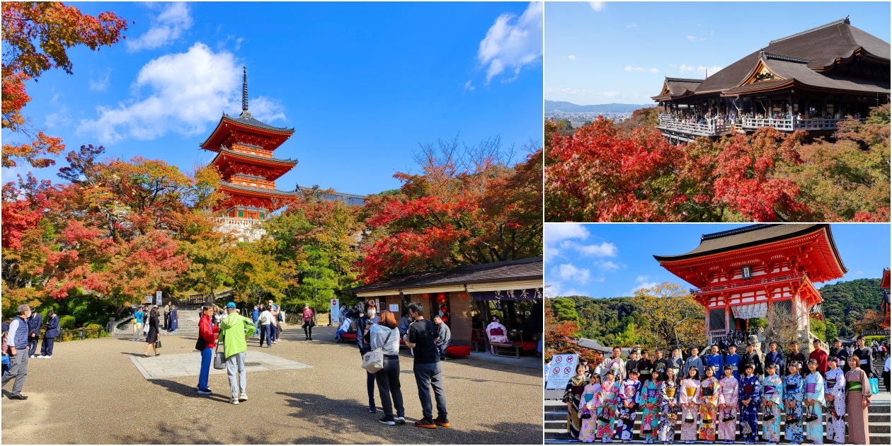 日本京都景點推薦「清水寺」去一次絕對不夠，穿和服感受四季不同風景，最新清水寺開放時間、門票