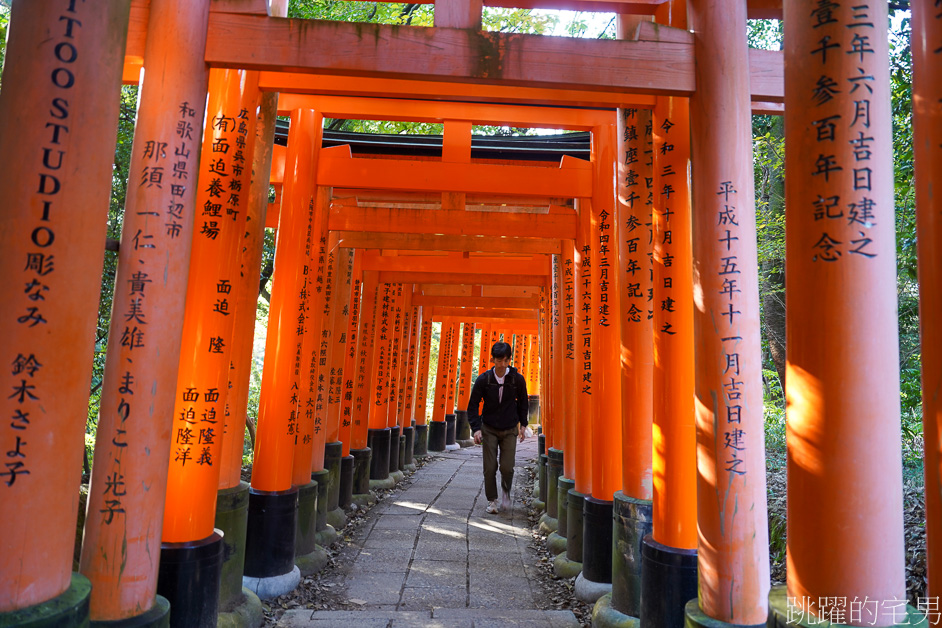 京都景點「伏見稻荷大社」山中萬座「千本鳥居」空無一人充滿神秘感