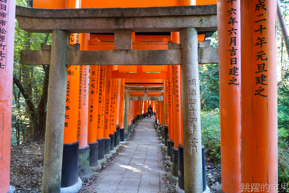 京都景點「伏見稻荷大社」山中萬座「千本鳥居」空無一人充滿神秘感