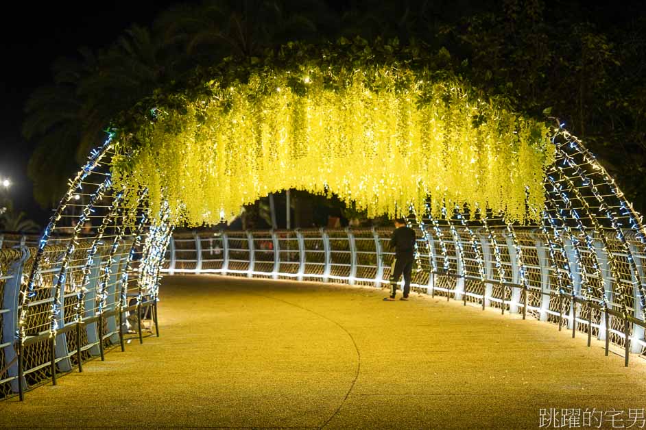 [花蓮親子景點]太平洋共融公園「花蓮最大軌道滑索遊具」晚上開燈給你玩! 怕曬太陽就來這裡了! 無障礙遊具，超大沙坑、大型攀爬遊具，太平洋公園南濱段