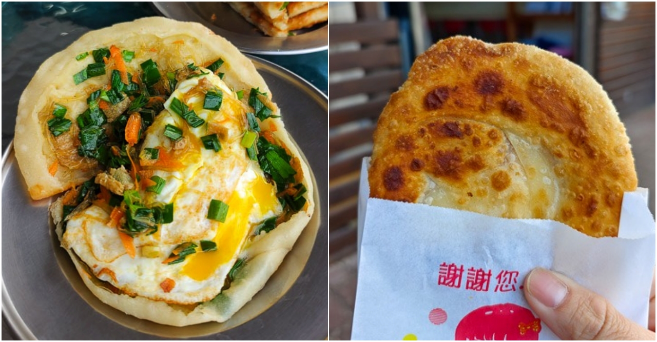 [花蓮早餐]文華早餐專賣店-韭菜盒加半熟蛋真的有夠爽，手工酥皮蛋餅，甜燒餅，韭菜盒、花蓮蛋餅推薦