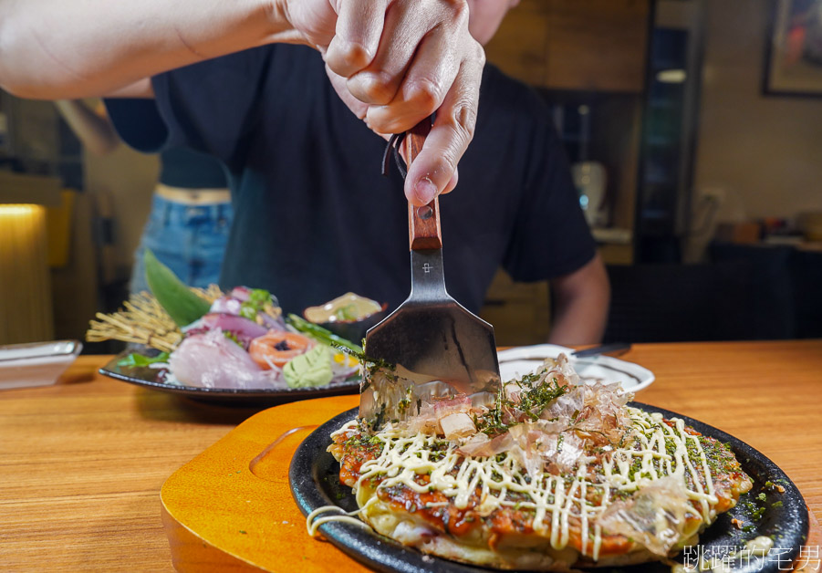 [秀林美食]山腳下居酒屋-隱身山林花蓮居酒屋，花蓮下午有營業餐廳，花蓮現流海鮮、必吃大阪燒、好吃熱炒!