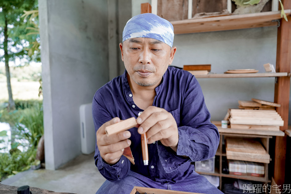 [台灣手工鋼筆]松蘿野店-人生第一支鋼筆自己做，成就感直接爆錶，值得推薦的手工木筆，花蓮職人系列