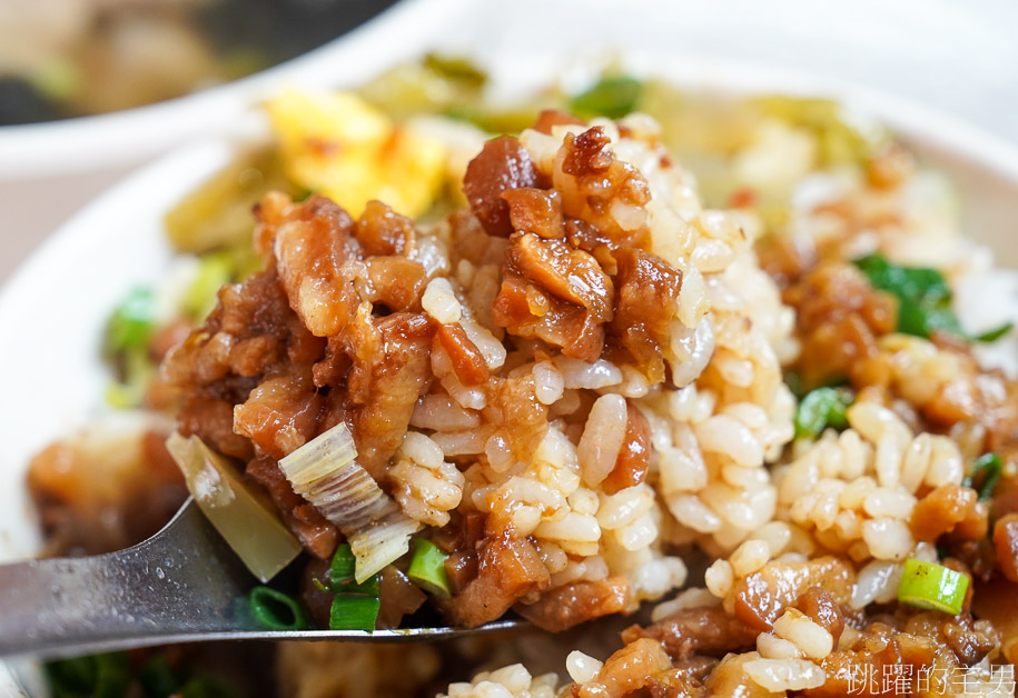 [花蓮美食]阿富早餐-滿滿滷肉的花蓮滷肉飯，醬汁多吃起來有夠爽，一早就有很開心