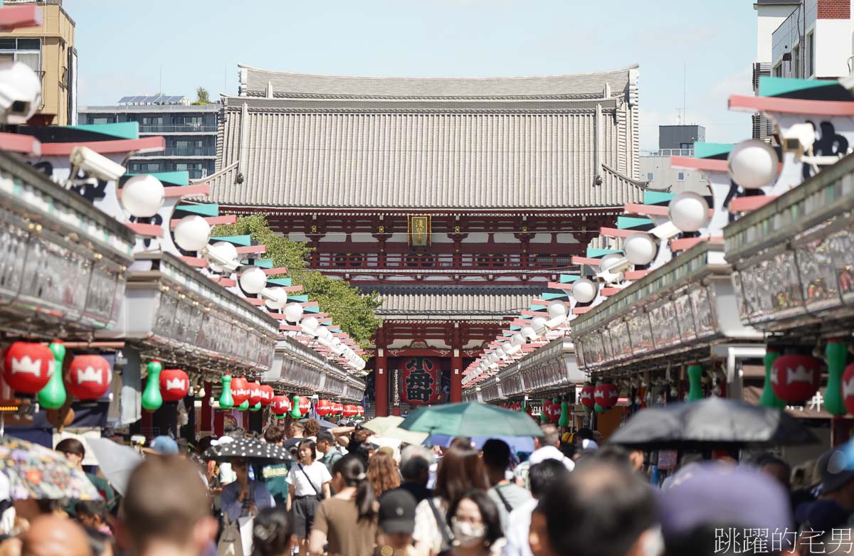 東京必去景點「淺草寺」全世界觀光客都在這，但是沒去過就是沒去過，增長見聞才是旅行的目的，淺草文化觀光中心高處俯瞰金龍山淺草寺全景