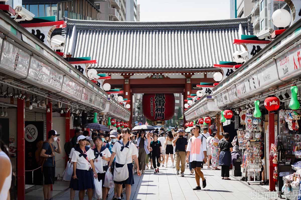 東京必去景點「淺草寺」全世界觀光客都在這，但是沒去過就是沒去過，增長見聞才是旅行的目的，淺草文化觀光中心高處俯瞰金龍山淺草寺全景