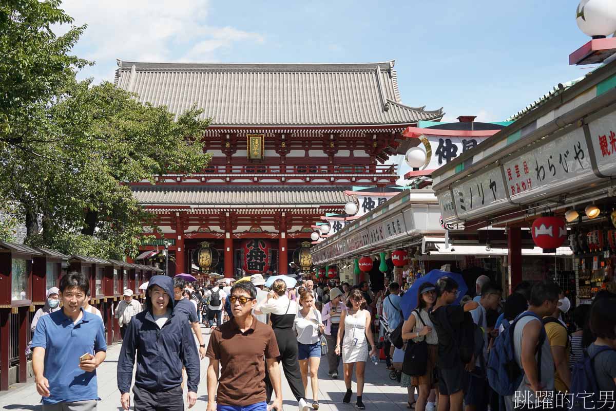 東京必去景點「淺草寺」全世界觀光客都在這，但是沒去過就是沒去過，增長見聞才是旅行的目的，淺草文化觀光中心高處俯瞰金龍山淺草寺全景