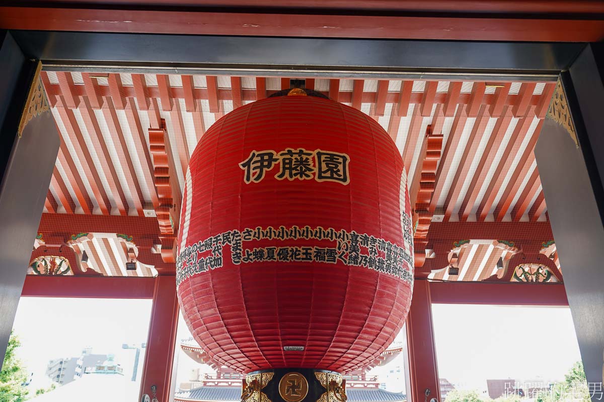 東京必去景點「淺草寺」全世界觀光客都在這，但是沒去過就是沒去過，增長見聞才是旅行的目的，淺草文化觀光中心高處俯瞰金龍山淺草寺全景