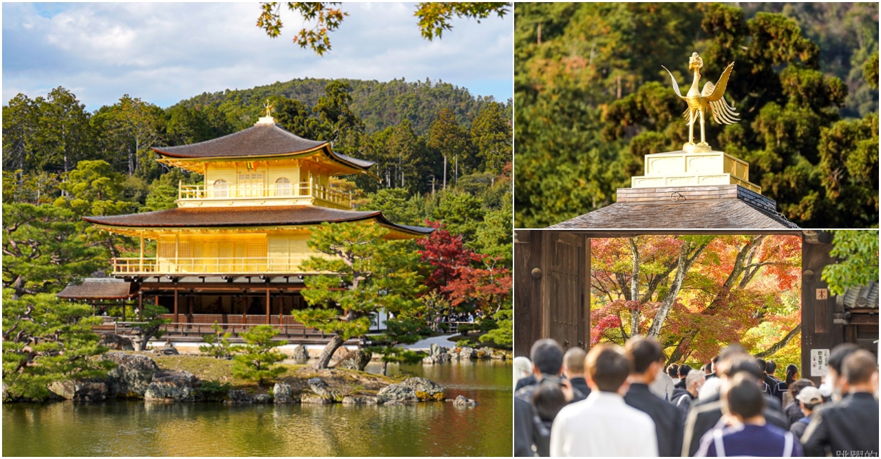 京都一日遊「金閣寺」鹿苑寺與清水寺、伏見稻荷大社，京都三大必去景點