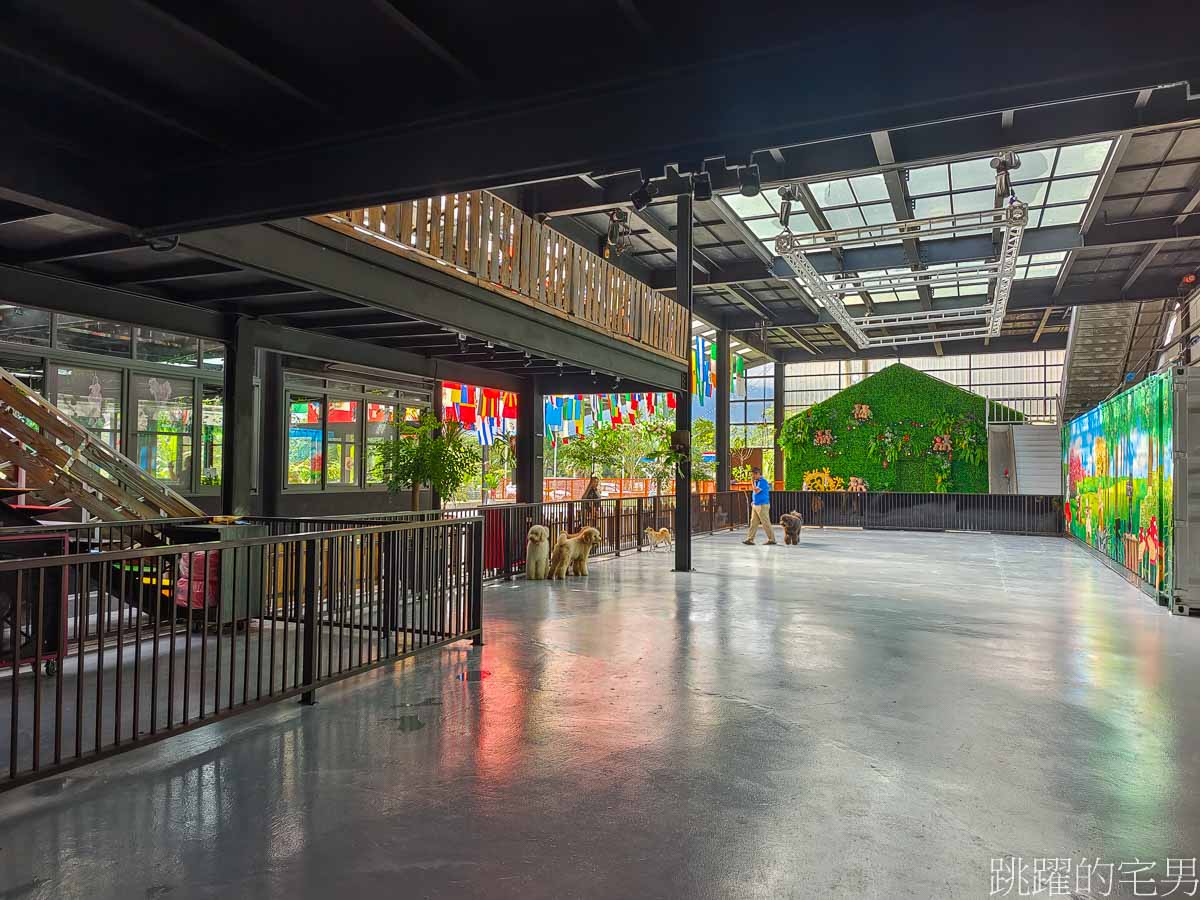 花蓮寵物餐廳 「汪woof cofe」超大空間，還可以跟狗狗互動玩樂，提供義大利麵、甜點，咖啡，汪寵物餐廳還有狗狗鮮食