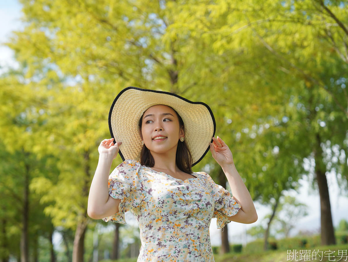 [壽豐景點]花蓮落羽松秘境「文忠生態養殖場」就在星巴克花蓮理想門市旁，水池被落羽松圍繞，根本就是全台最美釣魚池