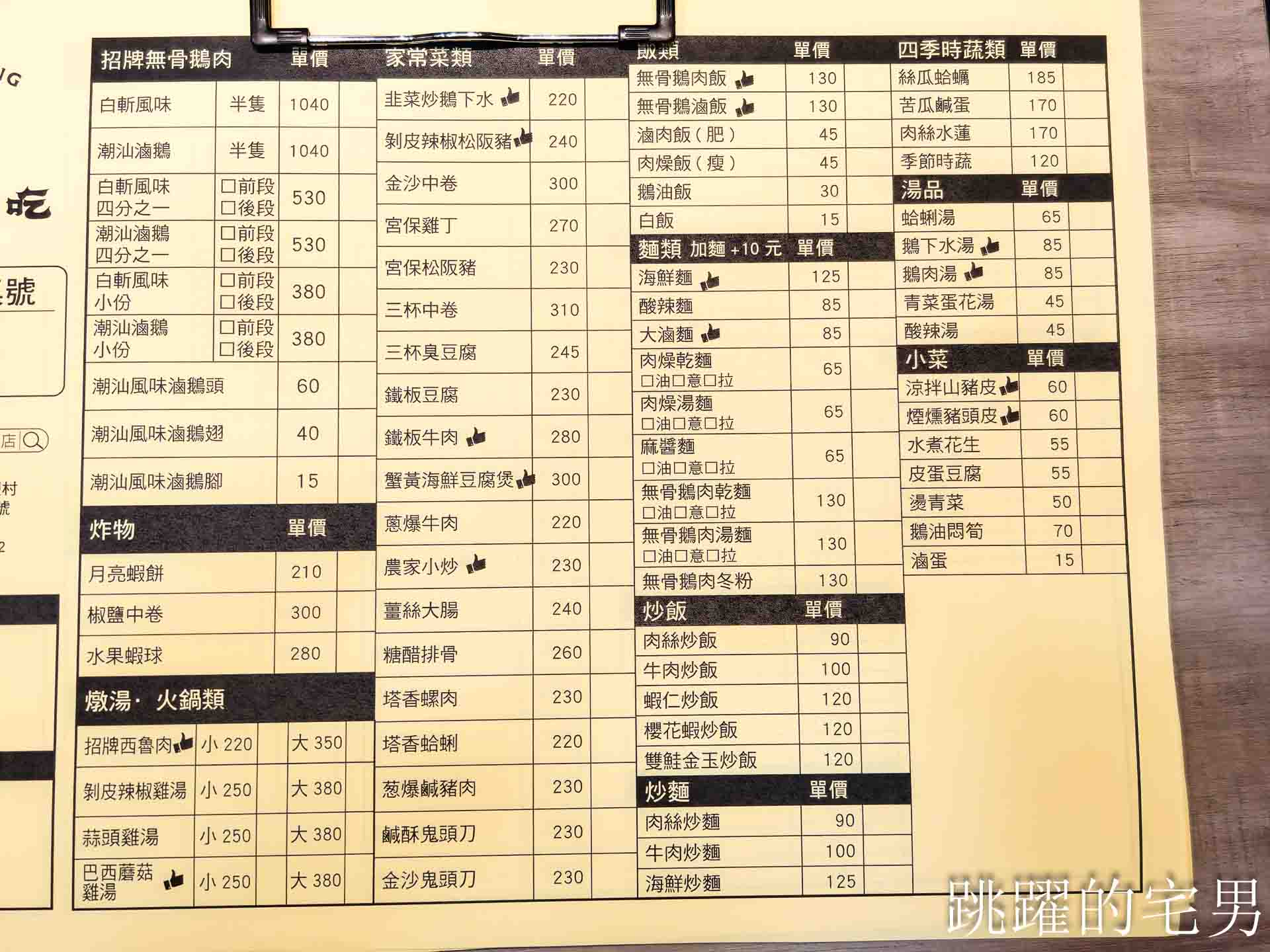 [吉安美食]壽豐小吃慶豐店-整個愛上中午就開的花蓮熱炒店，滷肉飯、無骨鵝肉、蒜頭雞湯、三杯臭豆腐推薦