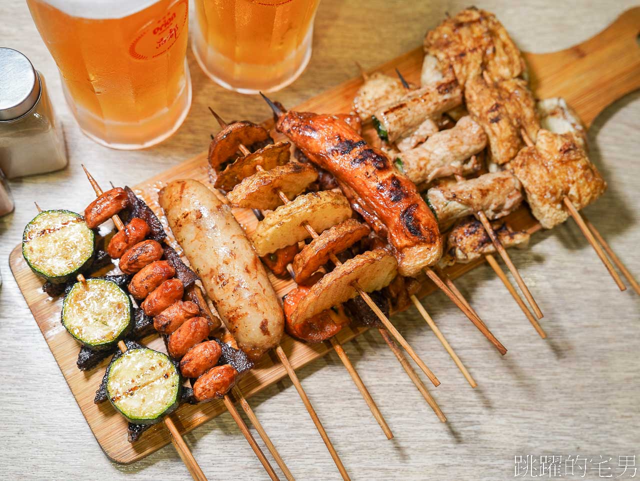 [捷運新莊站美食]品都串燒攤-好吃又平價新莊串燒，完整品都串燒攤菜單