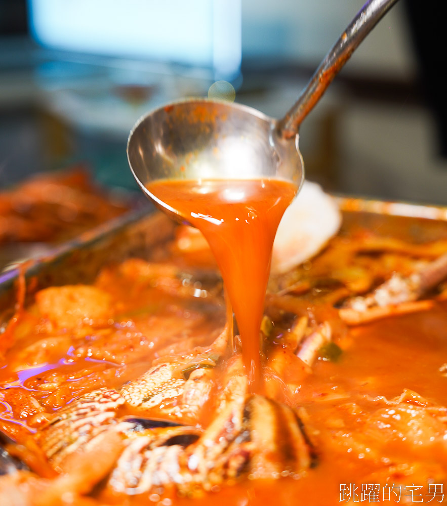 [花蓮韓式料理]延壽亭韓式燒烤-韓式海鮮鍋滿滿螃蟹龍蝦，香辣海味就是爽，代客烤肉，小菜、冰淇淋、飲料免費吃到飽，花蓮美食