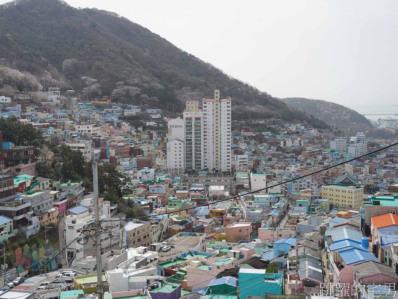 [韓國釜山景點]甘川洞文化村-小王子旅遊景點超好拍，釜山韓服租借推薦哲秀與英熙，釜山包車