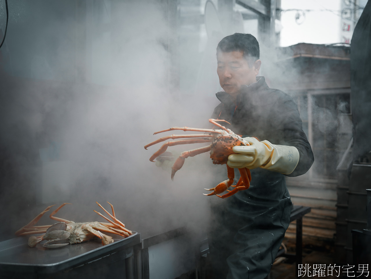 [韓國釜山美食]新鮮雪蟹싱싱대게-逛韓國傳統市場現蒸長腳蟹，鮮度100分肉超甜! 拒絕不了的螃蟹炒飯! 釜山機張站美食