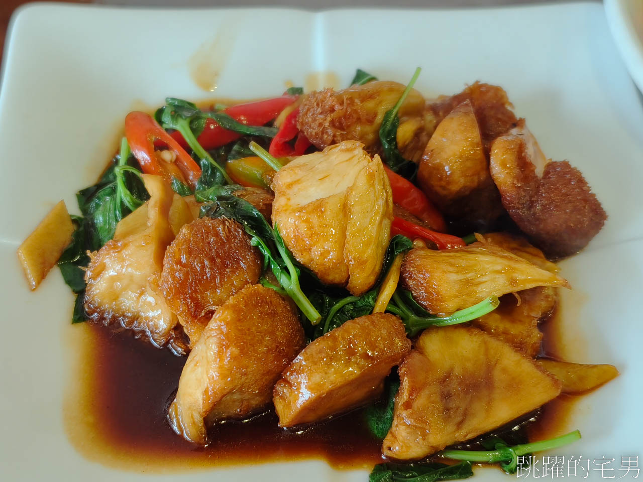 花蓮素食推薦「慧萊素食」熱炒滋味濃厚好吃，不吃素都會喜歡