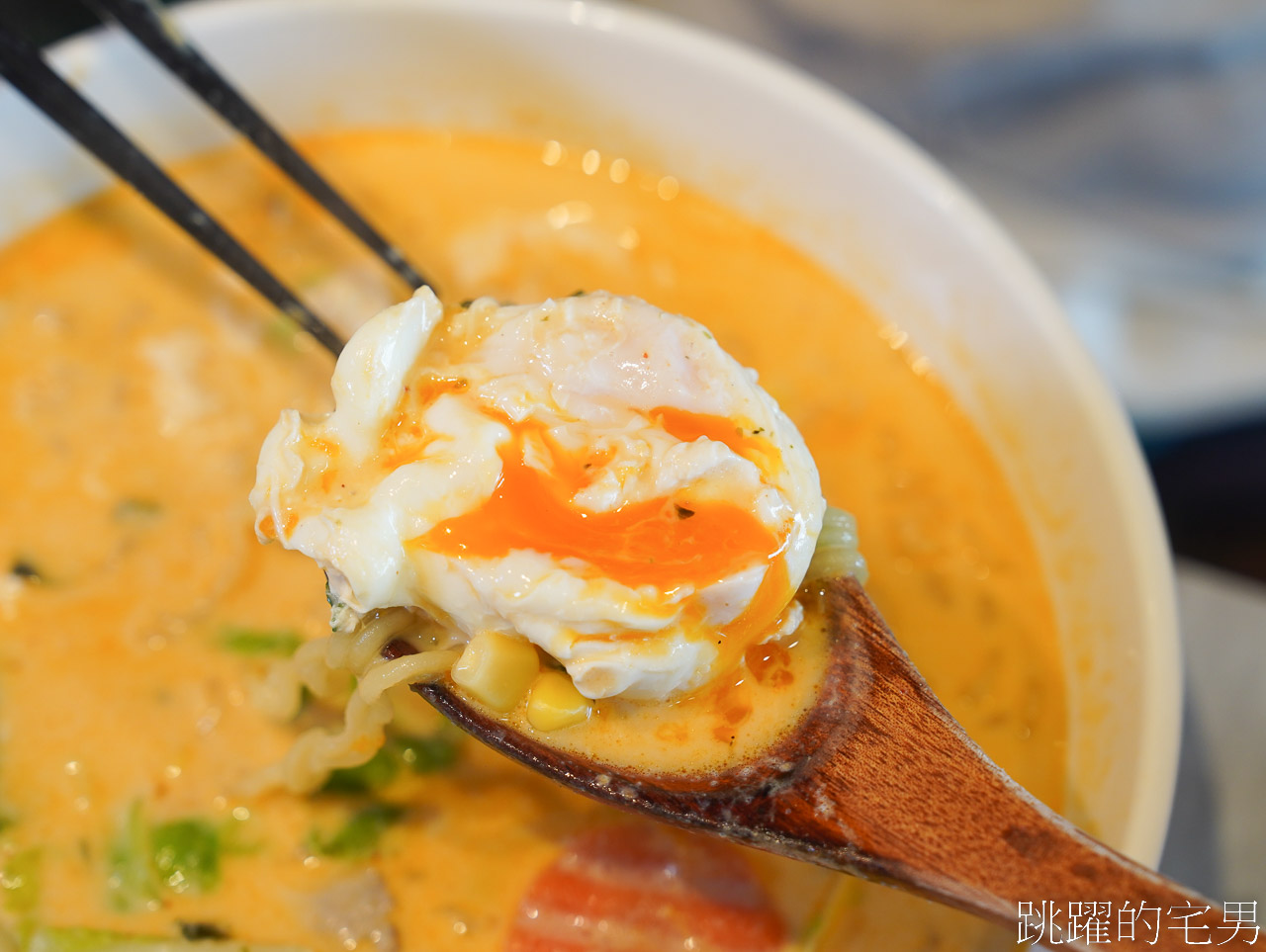 [花蓮早午餐]Bravo Brunch甚好早午餐-辛拉麵加了牛奶，湯頭好喝有層次，花蓮早餐吃吃看