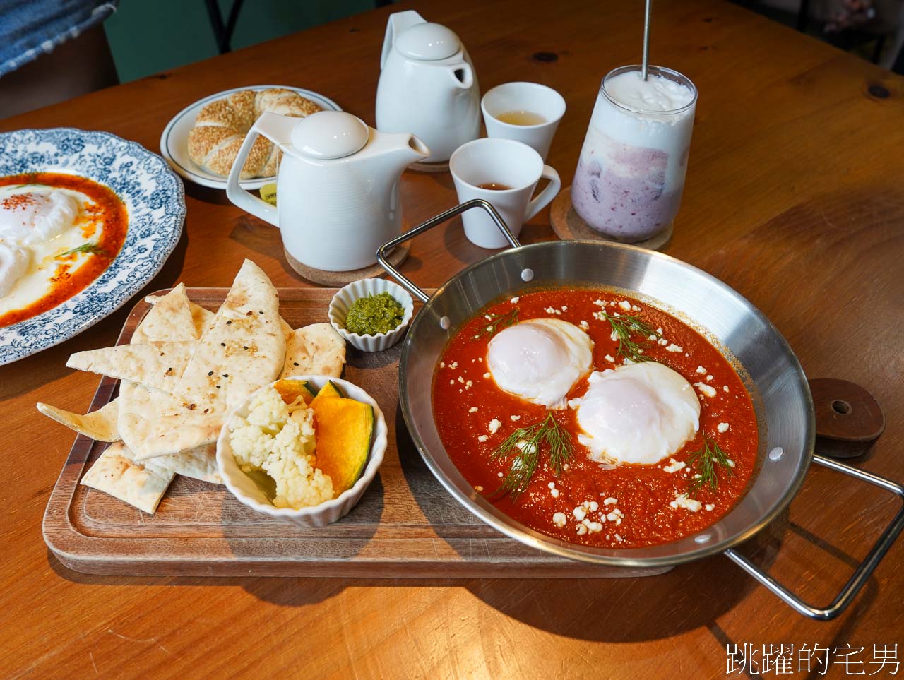 [台北早午餐推薦]Miss V Bakery cafe敦北店-結合、甜點、麵包店的早午餐，酸麵包、自製乳酪，自製奶酪、土耳其特色餐點都有!