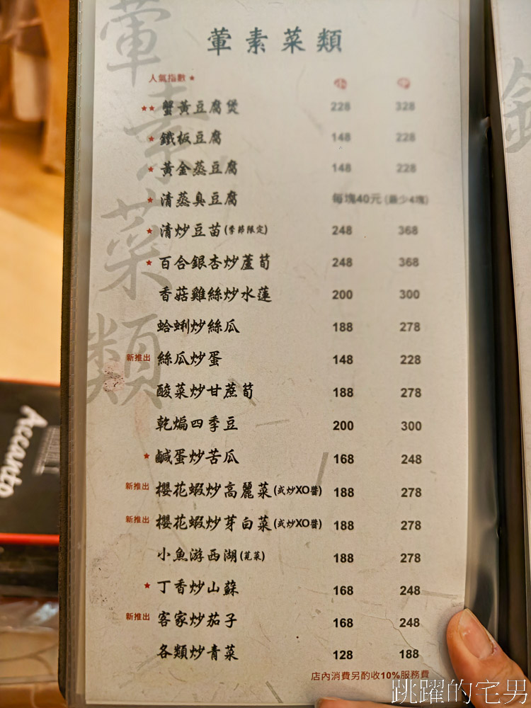 [花蓮美食]闔家歡南北餚餐館-在地人都知道的花蓮老店，芝麻豆沙鍋餅就是永遠的神，闔家歡南北餚餐館菜單