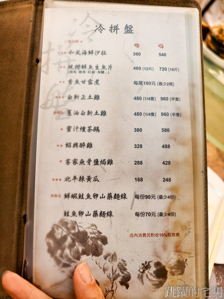 [花蓮美食]闔家歡南北餚餐館-在地人都知道的花蓮老店，芝麻豆沙鍋餅就是永遠的神，闔家歡南北餚餐館菜單