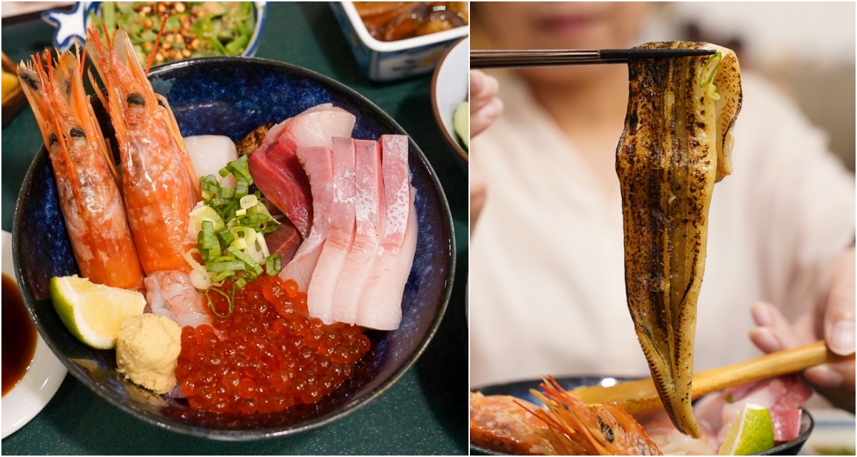 [花蓮美食]季之雲-花蓮日式料理推薦，整條星鰻海鮮丼飯有夠爽，日本厚切豬排超嫩，炸牡蠣絕對必點 @跳躍的宅男