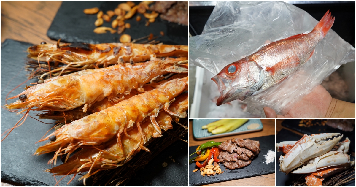 [花蓮美食]嗨烤活體海鮮燒烤屋-漁場直送海鮮燒烤，紅喉、生蠔、活龍蝦、烤牛肉也太嫩了吧，花蓮宵夜 @跳躍的宅男
