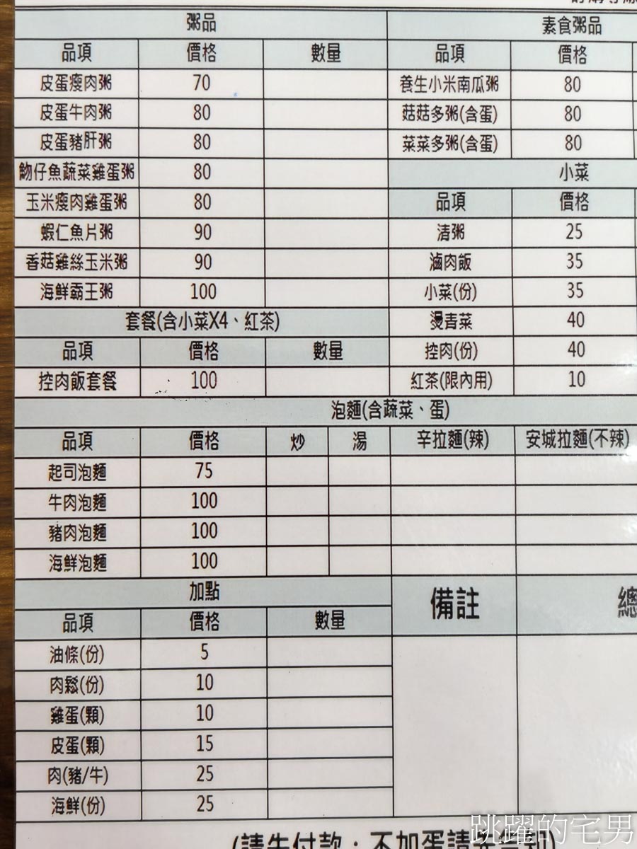 [花蓮美食]粥公粥嬤-這家太昌美食有粥有炒泡麵，35元滷肉飯有配菜，剛好打中我的喜好