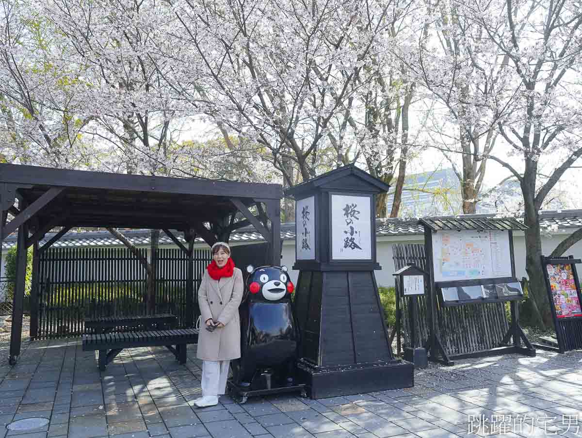 [熊本景點]2025熊本城櫻花、周邊散策、我在熊本吃了半夜也有開的濃郁雞白湯拉麵