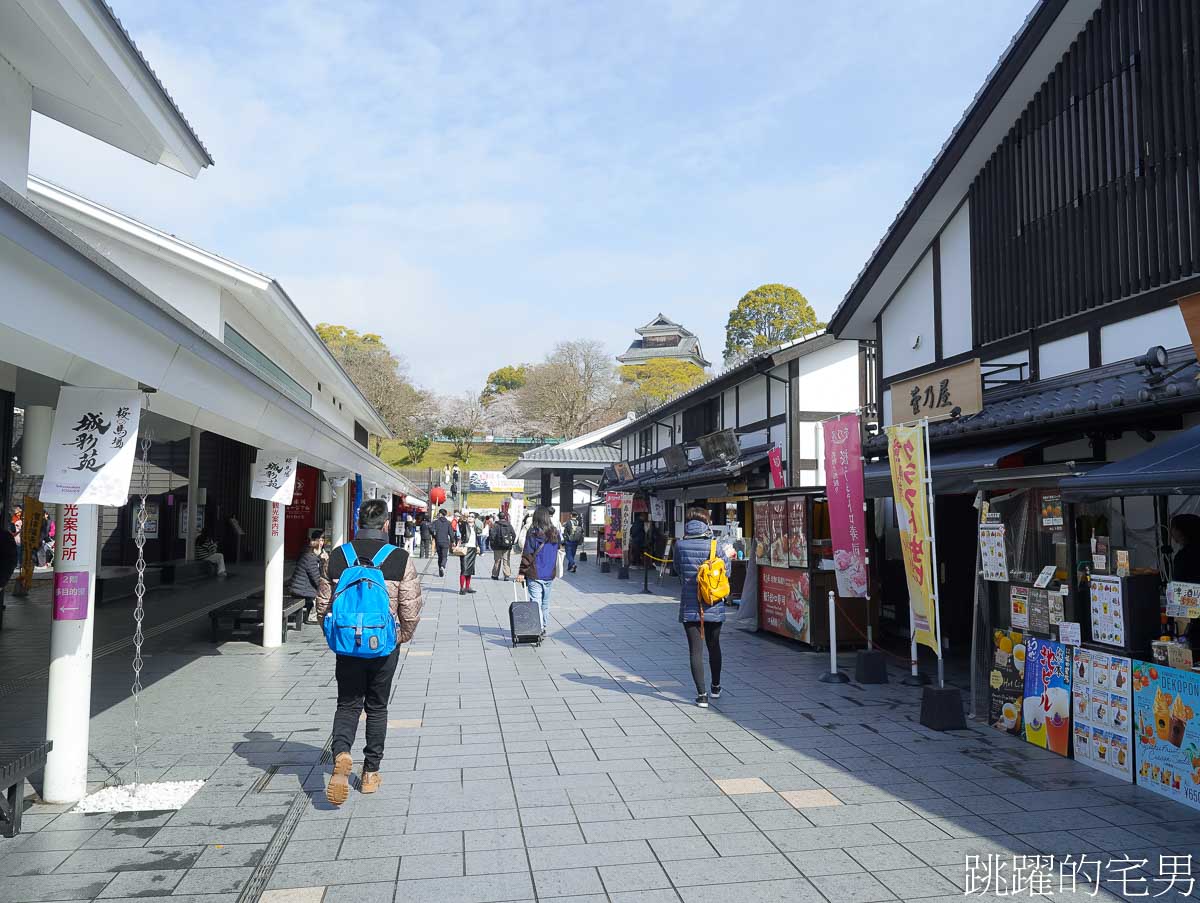 [熊本景點]2025熊本城櫻花、周邊散策、我在熊本吃了半夜也有開的濃郁雞白湯拉麵