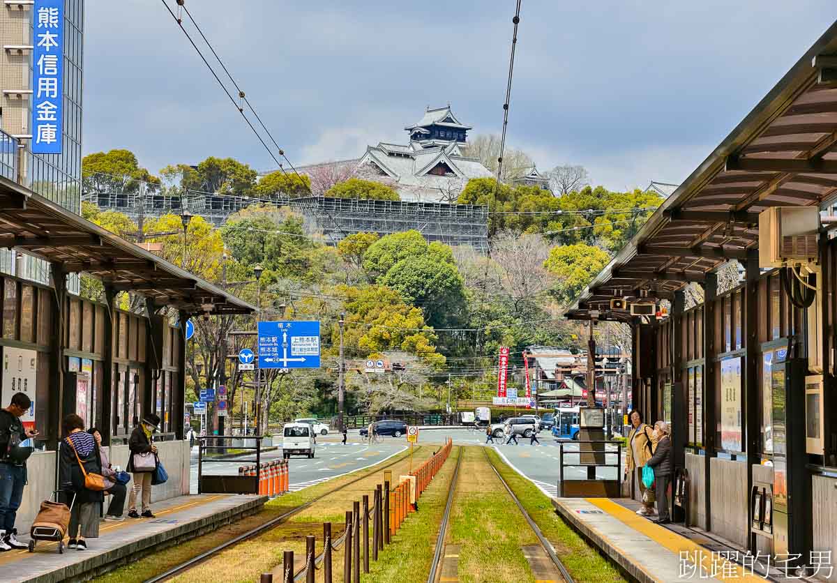 [熊本景點]2025熊本城櫻花、周邊散策、我在熊本吃了半夜也有開的濃郁雞白湯拉麵