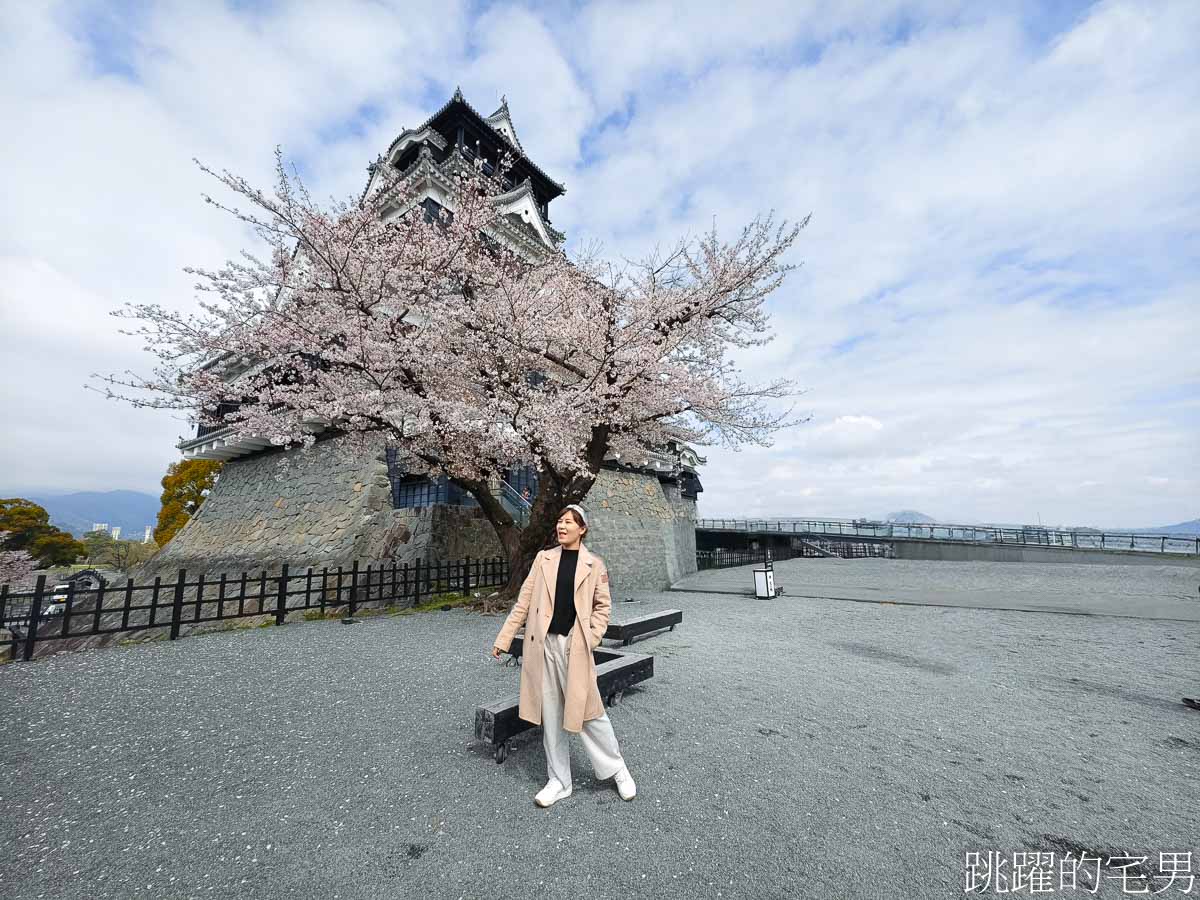 [熊本景點]2025熊本城櫻花、周邊散策、我在熊本吃了半夜也有開的濃郁雞白湯拉麵
